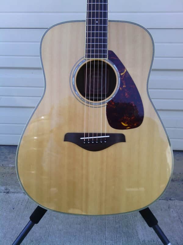 Yamaha FG730S Folk Solid Top Acoustic Guitar | Reverb