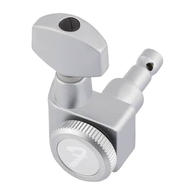 Fender Locking Stratocaster/Telecaster Tuners 6 In-Line Right Handed (Brushed Chrome) image 1