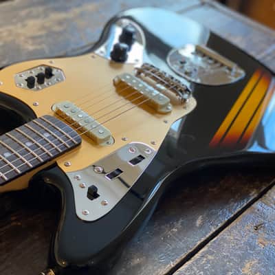 Fender Made in Japan Traditional 2025 Collection '60s Jaguar Competition Black Gold w/ Docs image 6