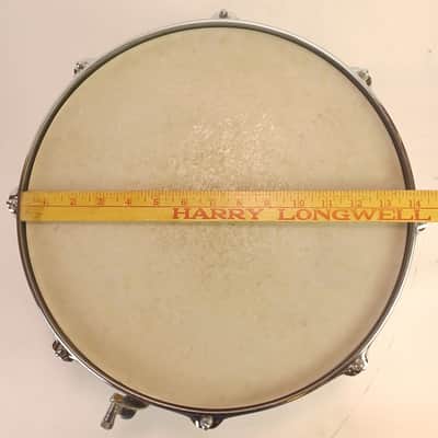 *Slingerland 5x14" Festival Chrome Steel Snare Drum 8Lug Vintage 80s No.141 USA* image 12