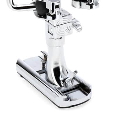 DW Bass Drum Double Tom Mount - Chrome image 2