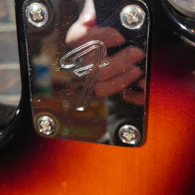 MIM Fender Jazz Bass Sunburst Body W/All Parts Neck image 17