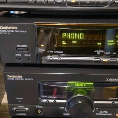 VINTAGE TECHNICS 5CD CHANGER/PHONO/MUSIC STEREO/KENWOOD SYSTEM/MADE IN JAPAN image 5