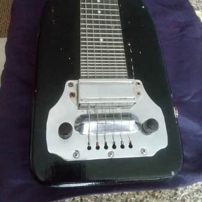 Vintage Electric 6-String Lap Steel Art Deco Guitar with original case 40's-50's image 5