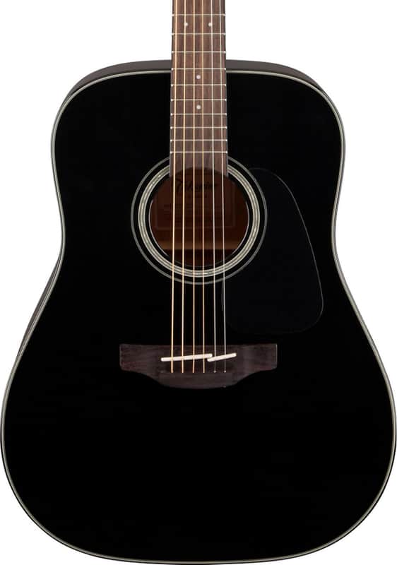 Takamine GD30 Dreadnought Acoustic Guitar, Solid Spruce Top, Gloss Black image 1