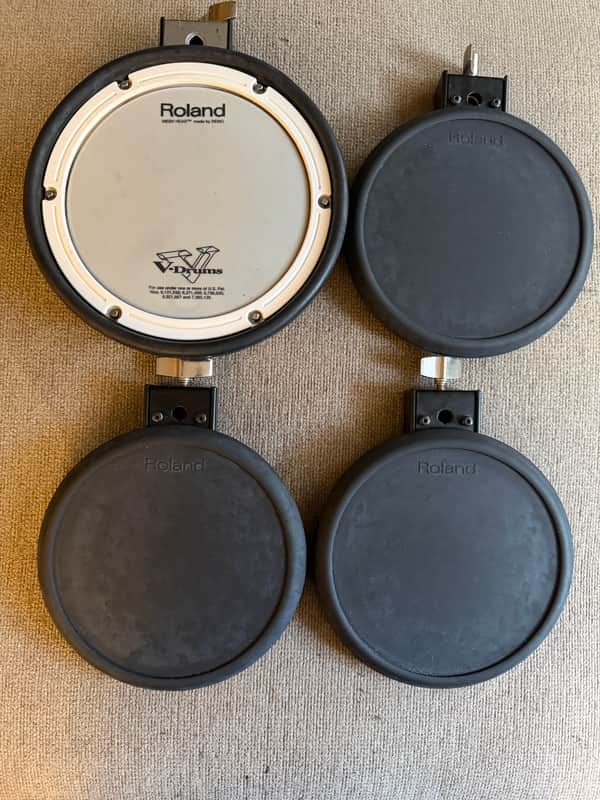 Lot of (1) Roland PDX-8 Dual Trigger Pad and (3) PD-8A Pads (STUDIO GEARS) image 1