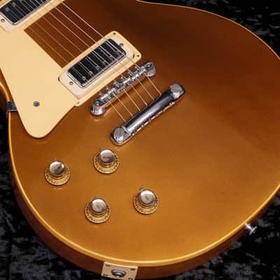 GIBSON Les Paul Deluxe 1974-1975 Lefty Gold Top [396086] [11/03] image 10