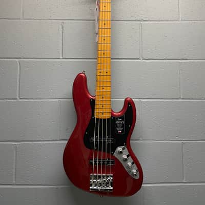 Fender American Ultra II Jazz Bass V - Sinister Red image 1