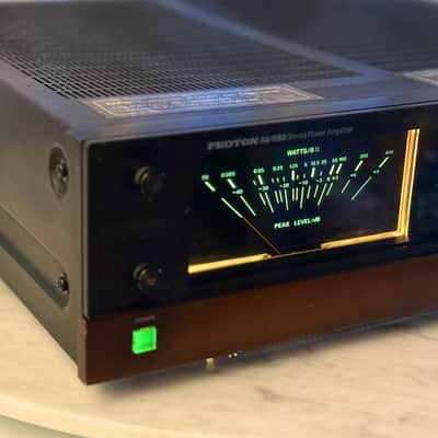 🎶✨ Proton AA-1150 Stereo Power Amplifier — Serviced, Cleaned, Large Dual Green dB Output Meters, Power Envelope Design, Bench Tested image 8