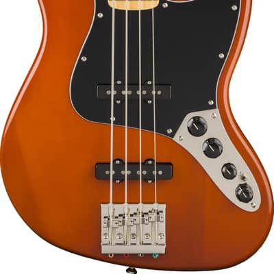 Classic Vibe Active '70s Jazz Bass, Maple Fingerboard, Black Pickguard, Mocha image 2