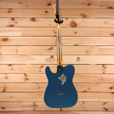 Fender Custom Shop Limited 1958 Telecaster Heavy Relic - Aged Lake Placid Blue-CZ570453 image 9