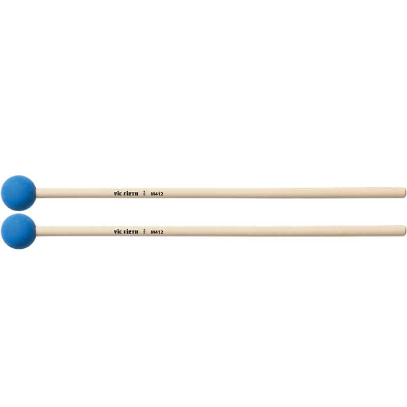 Vic Firth M412 - Articulate Series Mallet - Medium Synthetic Round image 1