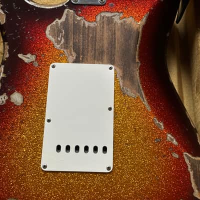 2024 Fender Stratocaster Super Heavy Relic 1965 Sunburst Sparkle Custom Shop image 16