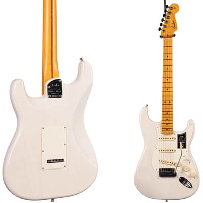 Fender American Ultra Luxe Vintage '50s Stratocaster White Blonde (574) image 7