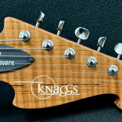 Knaggs Guitars - Severn - T1 Roasted Alder Top - Golden Amber - T1 Roasted Maple Neck - T1 Roasted Maple Fingerboard - Fralin Blues Special Pickups - OHSC - Call for Best Price !!! image 7