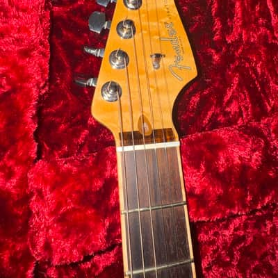 Fender American Select Stratocaster Exotic Quilt 2014 - Iced Tea Burst image 4