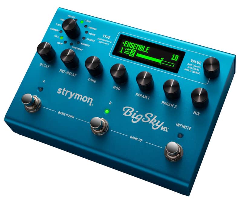 Strymon BigSky MX Reverberator Reverb Pedal