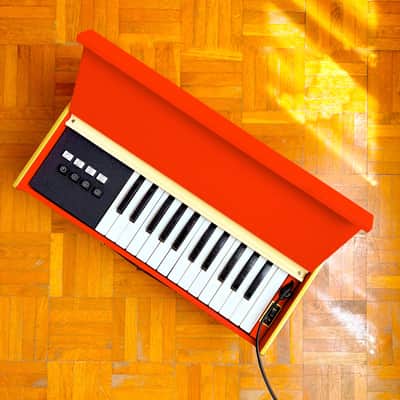 Rare Busilacchio Red Chord/Reed Organ (Italy, 1960s) – vintage cased electric organ and harmonium! image 8