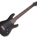 Schecter Demon-8 8-String Guitar - Aged Black Satin - B-Stock
