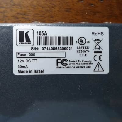 Kramer 105A Distribution Amp new in box 2018 grey image 9