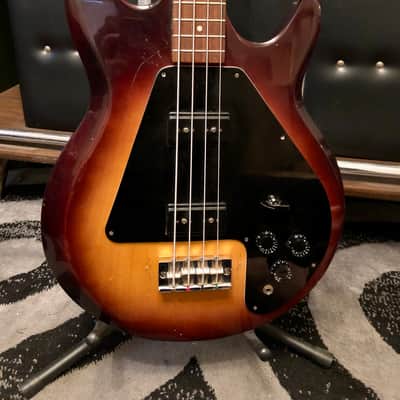 Vintage MIJ Aria LB-650 Copy of the Gibson Ripper Bass Late 70s Dark Sunburst image 1