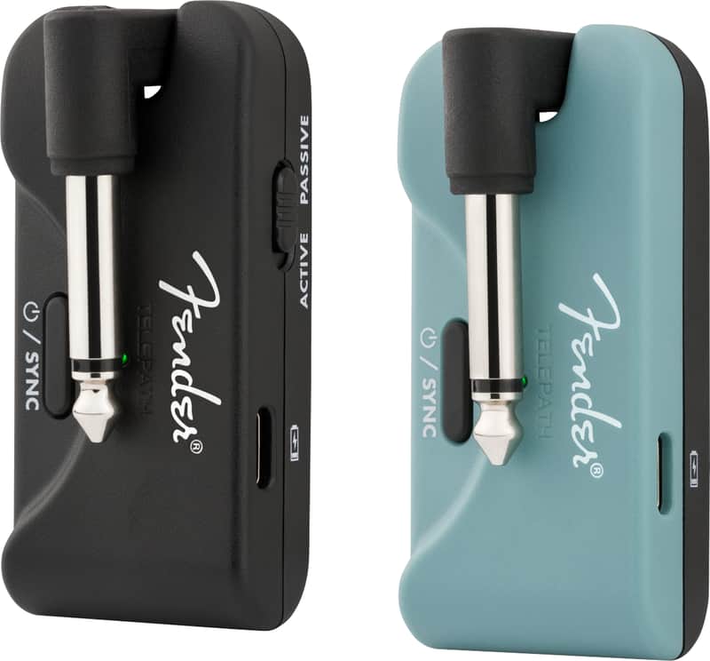Fender Telepath Wireless System Mystic Ice Blue and Black