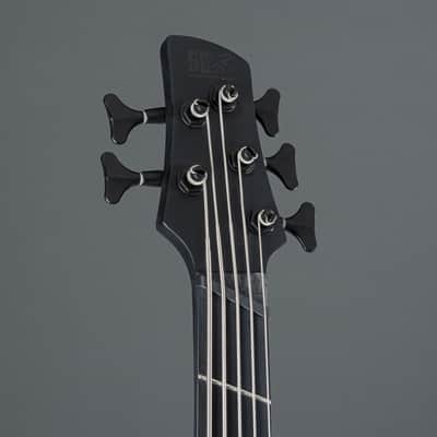 Ibanez Iron Label SRMS625EX-BKF Black Flat - 5-String Electric Bass image 4
