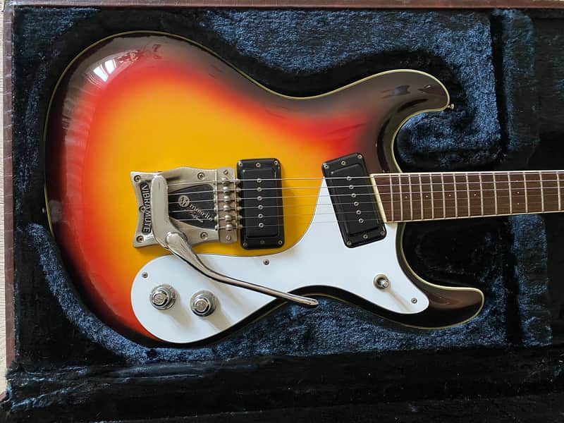 Mosrite The Ventures Super Custom '63 Sunburst Set Neck Japan MIJ OHSC image 1