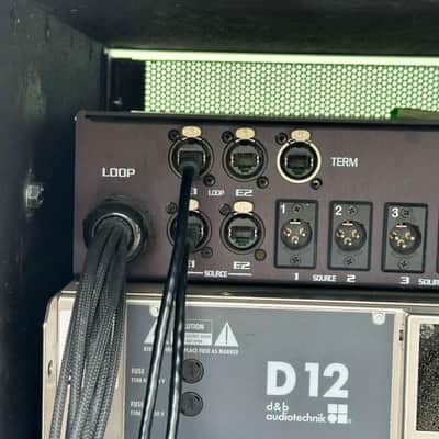 D&B Audiotechnik D12 Power Amp Rack PackageW/3 D12, Distro, Cables #1128 (THS) image 18