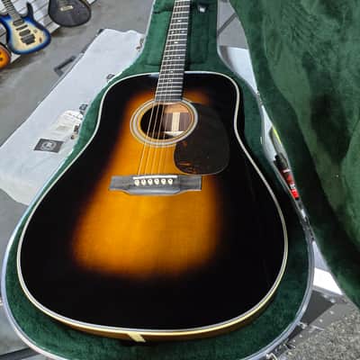 Martin D-28 Acoustic Guitar - Sunburst w/OHSC + FREE $299 Plek & Setup #026 image 13