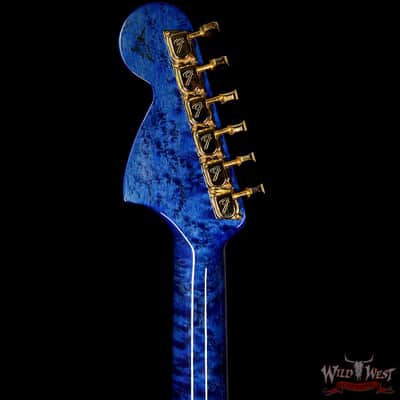 Fender Custom Shop Masterbuilt Yuriy Shishkov 1969 Stratocaster NOS Flame Top Birdseye Nk Royal Blue image 10