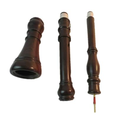 Professional German Baroque style Oboe A-415HZ, Hard rosewood oboe image 1