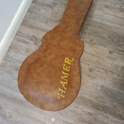 Hamer Slammer archtop 1993 first series Ivory off white image 10