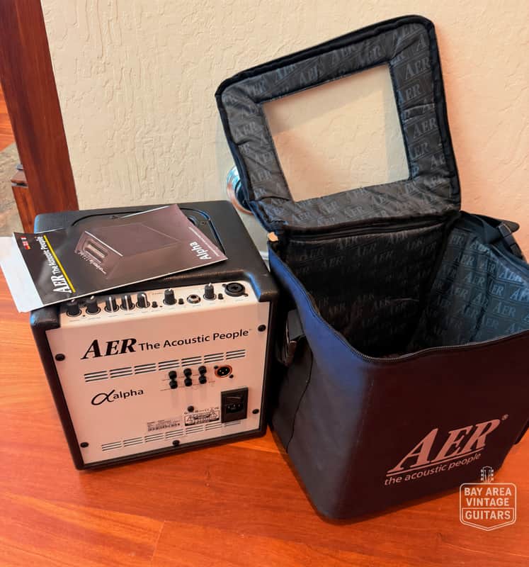AER Alpha 40W 1x8 Professional Acoustic Guitar Amp – Near Mint w/ AER Bag & Manual image 1