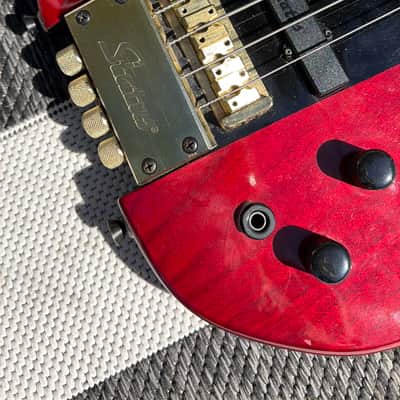 Washburn Status S1000 Late 80’s - Translucent Red image 6