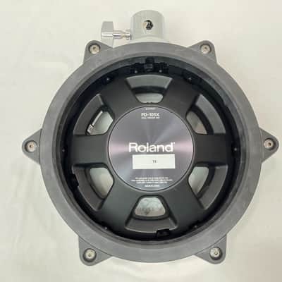 Roland PD-105X V Drum 10" Mesh Head PD105X Silver Chrome image 7