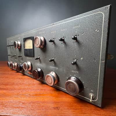 1938 Collins Radio Co. 12H-6 Console tube mixer broadcast preamp image 2