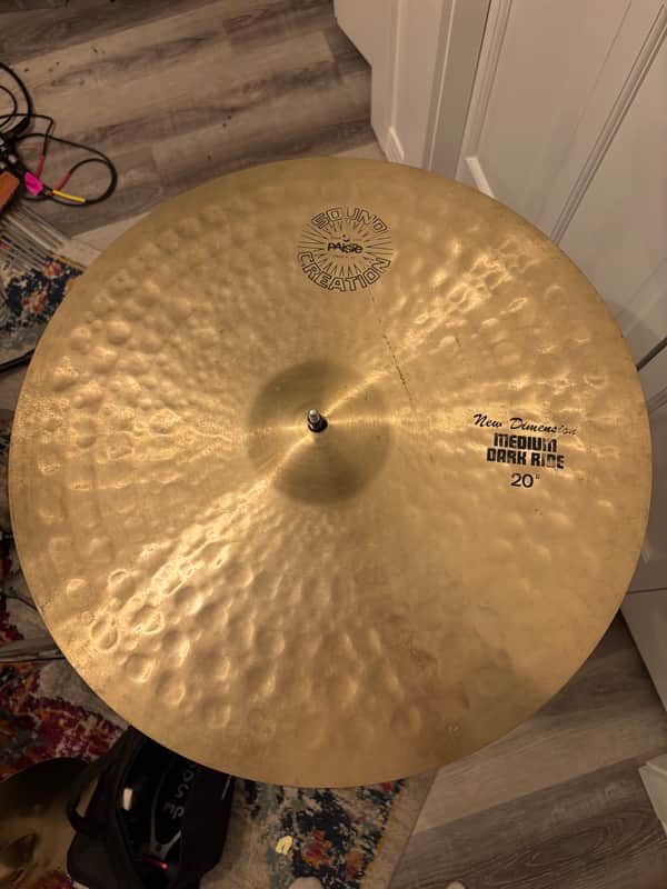 Paiste 20" Sound Creation New Dimension Medium Dark Ride Cymbal 1985 - 1994 - Traditional image 1