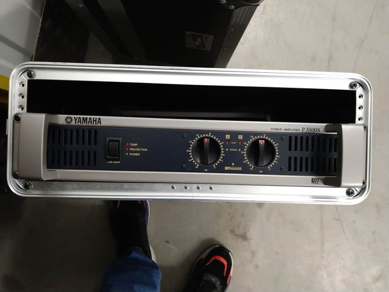 Yamaha P3500S Power Amp 2010s - Blue / Silver image 1
