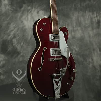 2024 Gretsch G6119T-62 Vintage Select Edition '62 TENNESSEAN Dark Cherry Stain image 11