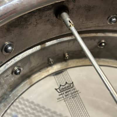 Ludwig&Ludwig Silver Anniversary 6 1/2 X 14" Snare Drum (TL-416) 1936 - Nickle Over Brass (NOB) image 19