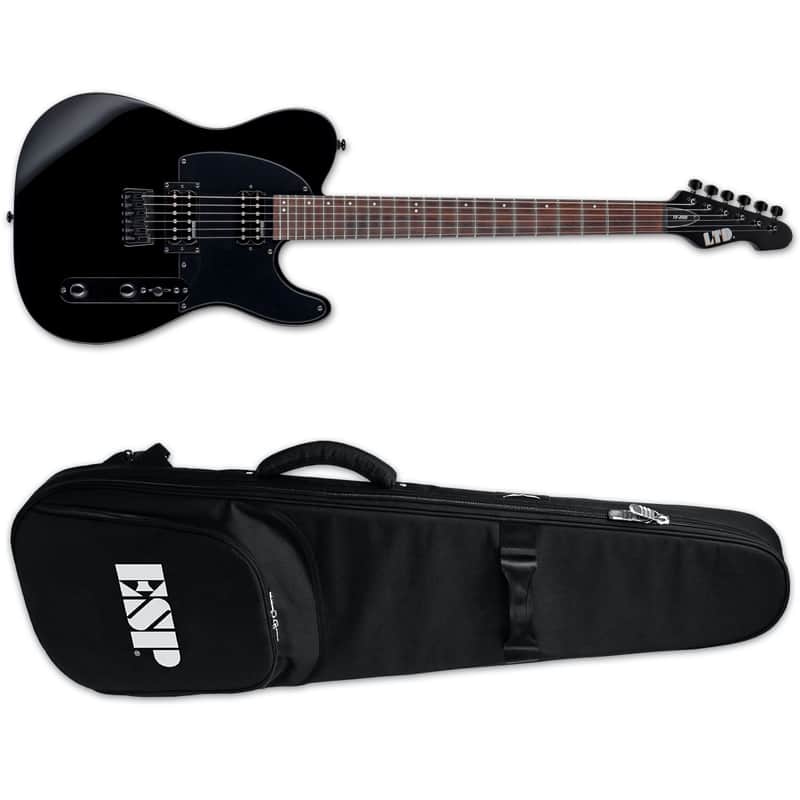 ESP LTD TE-200 Electric Guitar Black + ESP Gig Bag BRAND NEW TE200 image 1