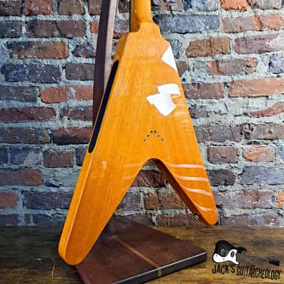 Epiphone Joe Bonamassa Signature '58 Amos Arthur Korina Flying V w/ OHSC (2017 - Natural Korina) image 11