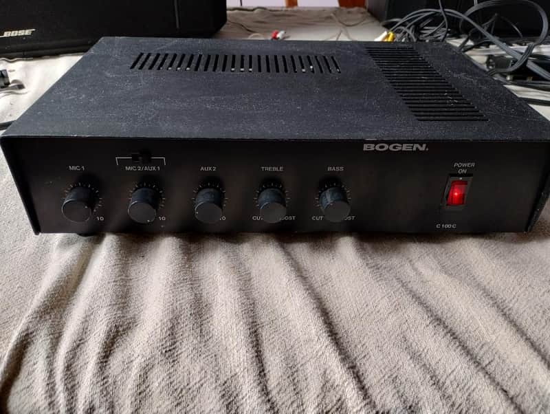Bogen C 100C public address amplifier - mixer in very good condition - 1980's image 1
