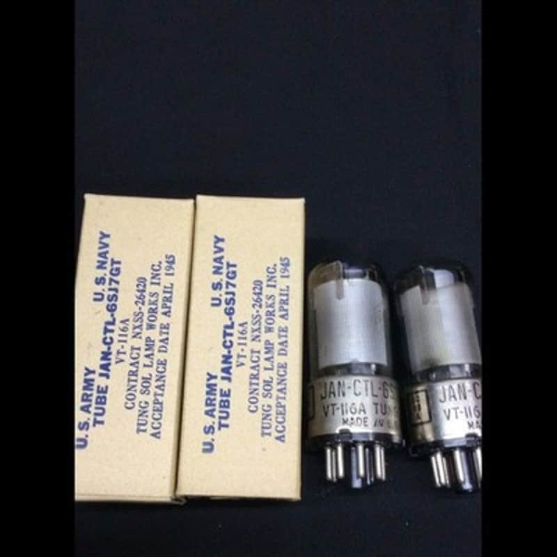 MATCHED NOS Pair TUNG SOL JAN CTL 6SJ7GT VT 116A Vacuum Tubes TESTED O.9792 image 1