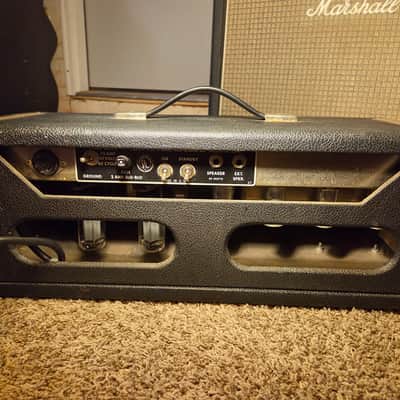 1966 Fender Bassman head, blackface era image 4