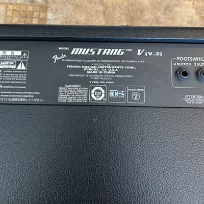 Fender Mustang V V.2 150-Watt Modeling Guitar Amp Head 2013 - 2016 - Black image 4