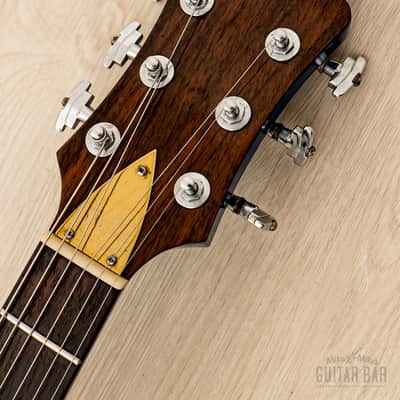 1980s B.C. Rich USA Mockingbird Neck Through Vintage Guitar Transparent Blue w/ Mono Case image 4