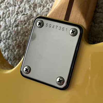 1983 Fender Japan Squier Telecaster SQ Serial # Blonde image 6