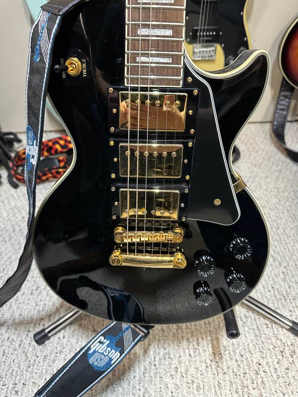 Epiphone Les Paul Custom Black Beauty 3-Pickup | Reverb